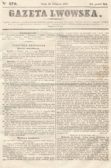 Gazeta Lwowska. 1852, nr 270