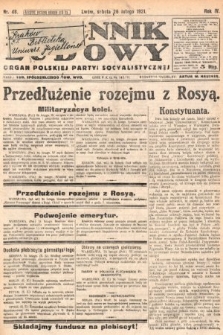 Dziennik Ludowy : organ Polskiej Partyi Socyalistycznej. 1921, nr 48