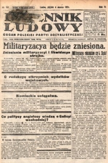 Dziennik Ludowy : organ Polskiej Partyi Socyalistycznej. 1921, nr 53