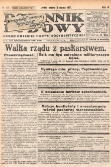 Dziennik Ludowy : organ Polskiej Partyi Socyalistycznej. 1921, nr 54