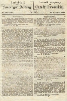 Amtsblatt zur Lemberger Zeitung = Dziennik Urzędowy do Gazety Lwowskiej. 1862, nr 99