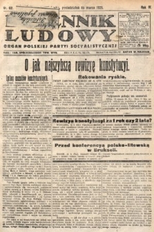 Dziennik Ludowy : organ Polskiej Partyi Socyalistycznej. 1921, nr 62