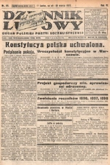 Dziennik Ludowy : organ Polskiej Partyi Socyalistycznej. 1921, nr 66