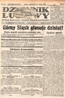 Dziennik Ludowy : organ Polskiej Partyi Socyalistycznej. 1921, nr 68