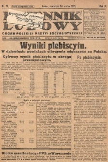 Dziennik Ludowy : organ Polskiej Partyi Socyalistycznej. 1921, nr 70