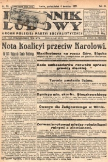 Dziennik Ludowy : organ Polskiej Partyi Socyalistycznej. 1921, nr 78