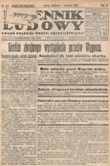 Dziennik Ludowy : organ Polskiej Partyi Socyalistycznej. 1921, nr 80