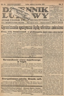 Dziennik Ludowy : organ Polskiej Partyi Socyalistycznej. 1921, nr 82