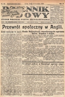 Dziennik Ludowy : organ Polskiej Partyi Socyalistycznej. 1921, nr 85