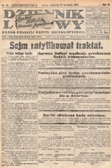 Dziennik Ludowy : organ Polskiej Partyi Socyalistycznej. 1921, nr 89