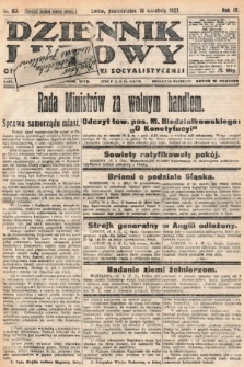 Dziennik Ludowy : organ Polskiej Partyi Socyalistycznej. 1921, nr 90