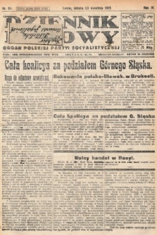 Dziennik Ludowy : organ Polskiej Partyi Socyalistycznej. 1921, nr 94