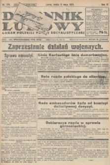 Dziennik Ludowy : organ Polskiej Partyi Socyalistycznej. 1921, nr 109