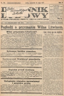 Dziennik Ludowy : organ Polskiej Partyi Socyalistycznej. 1921, nr 116