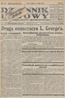Dziennik Ludowy : organ Polskiej Partyi Socyalistycznej. 1921, nr 118
