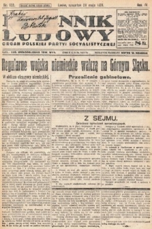 Dziennik Ludowy : organ Polskiej Partyi Socyalistycznej. 1921, nr 122