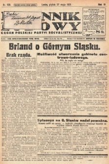 Dziennik Ludowy : organ Polskiej Partyi Socyalistycznej. 1921, nr 123