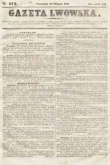 Gazeta Lwowska. 1852, nr 274
