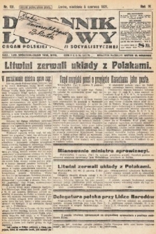 Dziennik Ludowy : organ Polskiej Partyi Socyalistycznej. 1921, nr 131