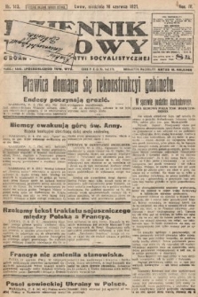 Dziennik Ludowy : organ Polskiej Partyi Socyalistycznej. 1921, nr 143