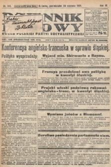 Dziennik Ludowy : organ Polskiej Partyi Socyalistycznej. 1921, nr 144