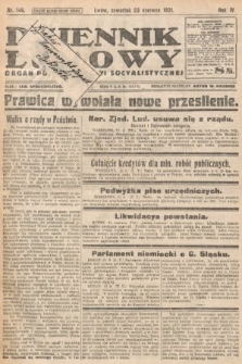 Dziennik Ludowy : organ Polskiej Partyi Socyalistycznej. 1921, nr 146