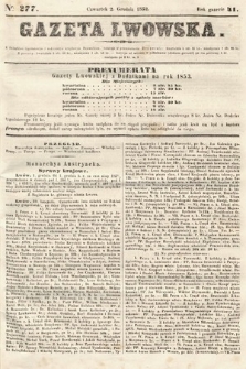 Gazeta Lwowska. 1852, nr 277