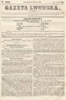 Gazeta Lwowska. 1852, nr 280