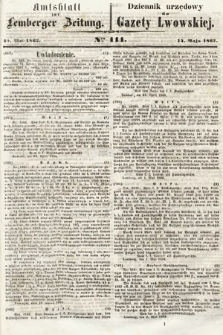 Amtsblatt zur Lemberger Zeitung = Dziennik Urzędowy do Gazety Lwowskiej. 1862, nr 111