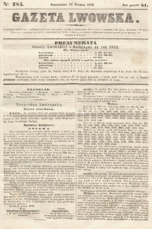 Gazeta Lwowska. 1852, nr 285