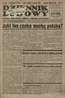 Dziennik Ludowy : organ Polskiej Partji Socjalistycznej. 1923, nr 50
