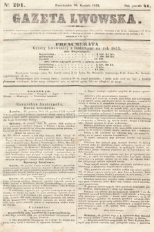 Gazeta Lwowska. 1852, nr 291
