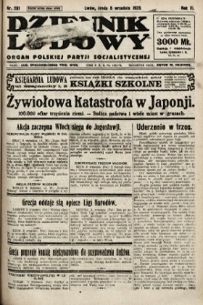 Dziennik Ludowy : organ Polskiej Partji Socjalistycznej. 1923, nr 201