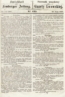 Amtsblatt zur Lemberger Zeitung = Dziennik Urzędowy do Gazety Lwowskiej. 1862, nr 123