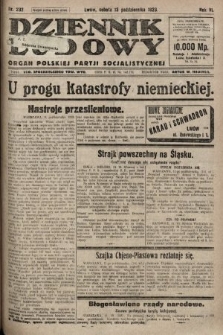Dziennik Ludowy : organ Polskiej Partji Socjalistycznej. 1923, nr 232