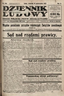 Dziennik Ludowy : organ Polskiej Partji Socjalistycznej. 1923, nr 236