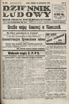 Dziennik Ludowy : organ Polskiej Partji Socjalistycznej. 1923, nr 239