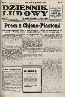Dziennik Ludowy : organ Polskiej Partji Socjalistycznej. 1923, nr 241
