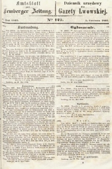 Amtsblatt zur Lemberger Zeitung = Dziennik Urzędowy do Gazety Lwowskiej. 1862, nr 127