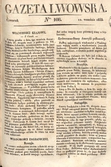Gazeta Lwowska. 1833, nr 108