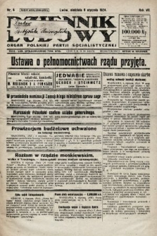 Dziennik Ludowy : organ Polskiej Partji Socjalistycznej. 1924, nr 4