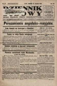 Dziennik Ludowy : organ Polskiej Partji Socjalistycznej. 1924, nr 22