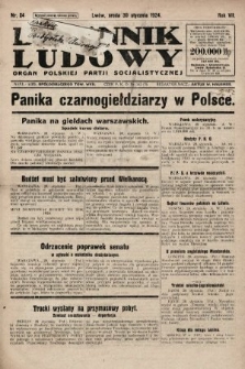 Dziennik Ludowy : organ Polskiej Partji Socjalistycznej. 1924, nr 24