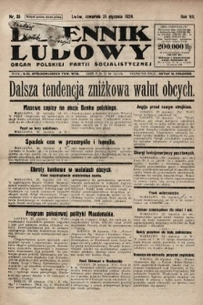 Dziennik Ludowy : organ Polskiej Partji Socjalistycznej. 1924, nr 25