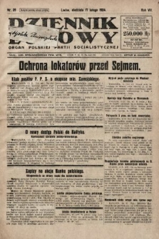 Dziennik Ludowy : organ Polskiej Partji Socjalistycznej. 1924, nr 39