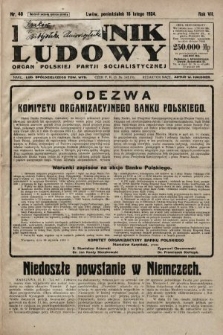 Dziennik Ludowy : organ Polskiej Partji Socjalistycznej. 1924, nr 40