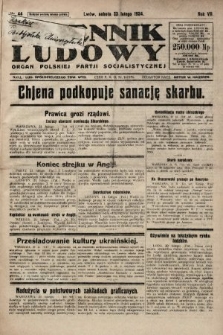 Dziennik Ludowy : organ Polskiej Partji Socjalistycznej. 1924, nr 44
