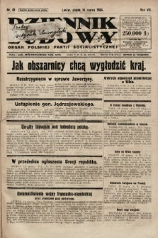 Dziennik Ludowy : organ Polskiej Partji Socjalistycznej. 1924, nr 61