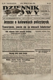 Dziennik Ludowy : organ Polskiej Partji Socjalistycznej. 1924, nr 63