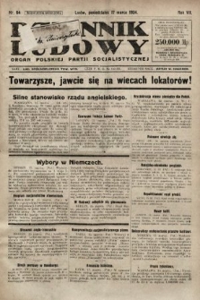 Dziennik Ludowy : organ Polskiej Partji Socjalistycznej. 1924, nr 64